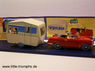 TRiumph Herald 1200 + Caravan